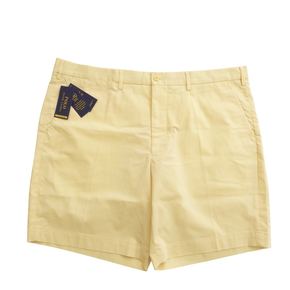 Polo Ralph Lauren Mens Golf Tailored Fit Shorts Yellow Performance Wicking 42